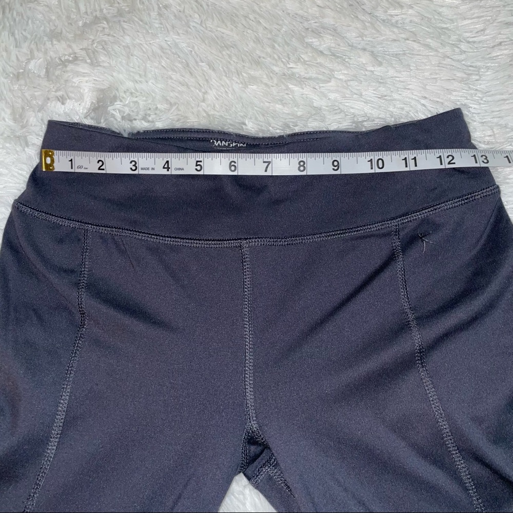 DANSKIN Women's Athletic Yoga Workout Pants Elastic Waist Grey Size X-Small - Picture 9 of 15